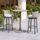 Kevyn 31.5'' Steel Outdoor Bar Table
