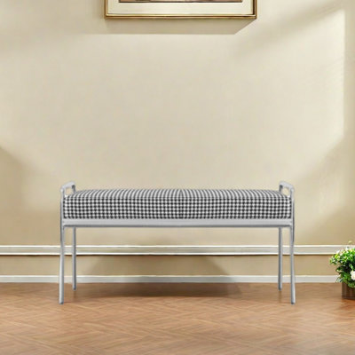 Banc de vestiaire en acier inoxydable robuste