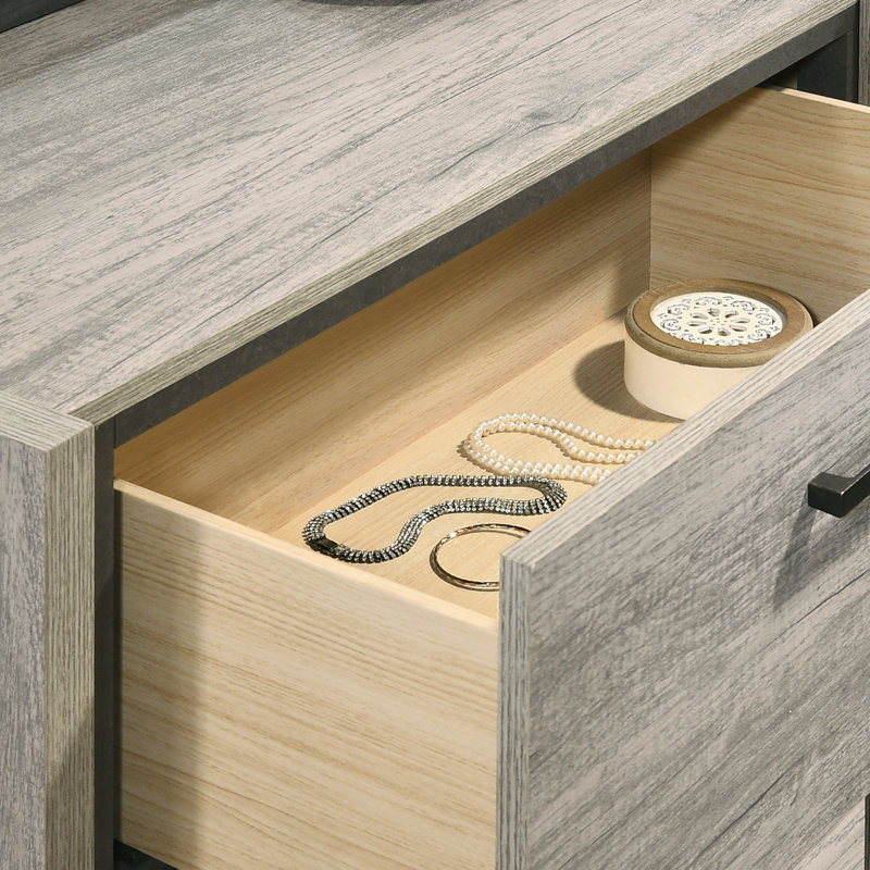 Table de chevet en bois manufacturé Khadidra