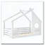 House Floor Bed with Window and a Small Shelf-501049951-501049937