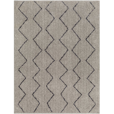 Pewter Machine Washable Area Rug