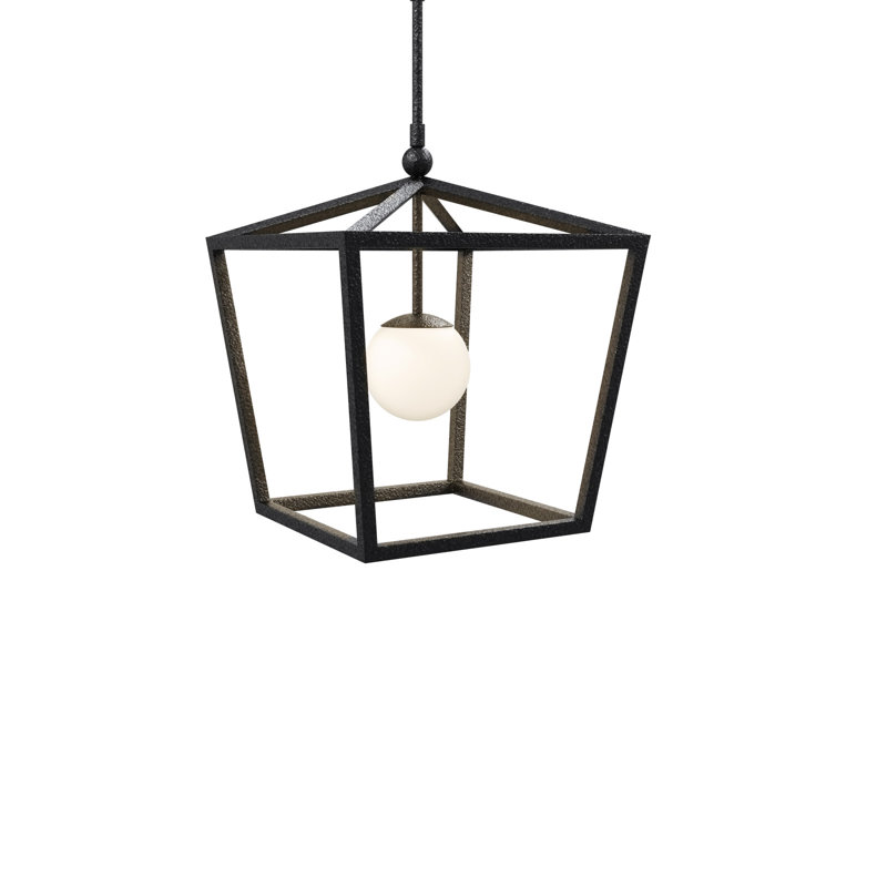 Denison Outdoor Hanging Light, 24.5" H x 18" W x 18" D