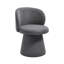 Chaise pivotante rembourrée avec dossier-118017933