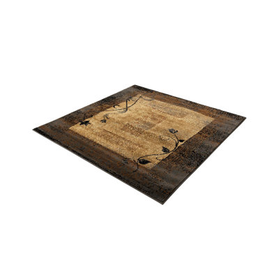 Apex Abstract Beige/Brown Area Rug