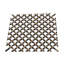 Flat Single Crimp Antique Brass Woven Wire Grill -71824083