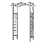 White Vinyl Arbor