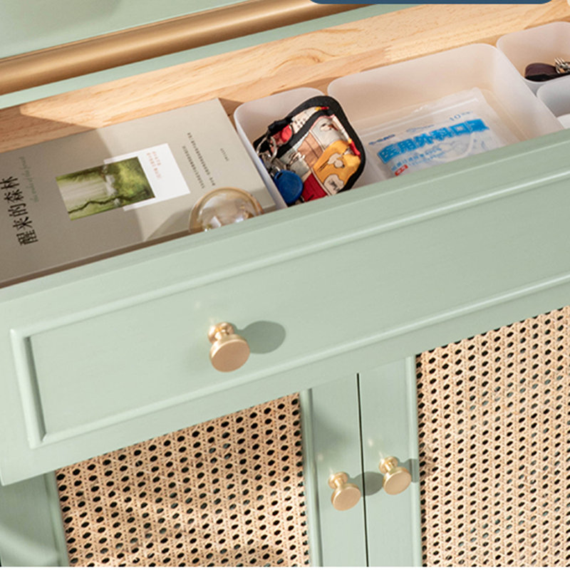 24 Pair Shoe Storage Cabinet, Green