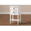 Table de chevet 2 tiroirs Milone Country Cottage