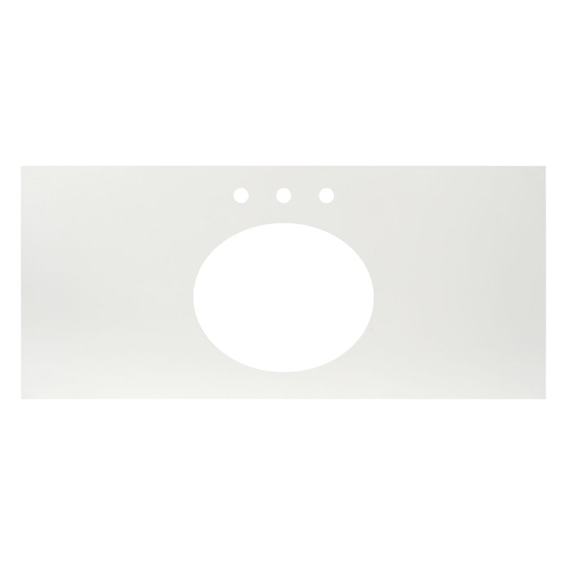 48.5" Single Bathroom Vanity Top, Pearl