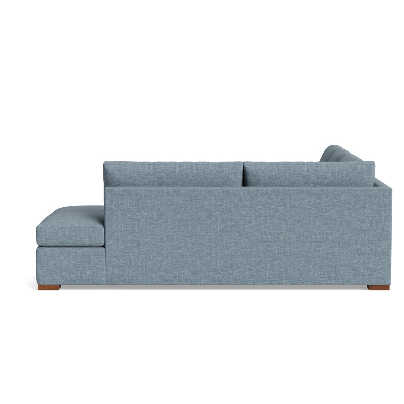 Lucca Sectional, Plush Woven - Tan, Right Hand Facing