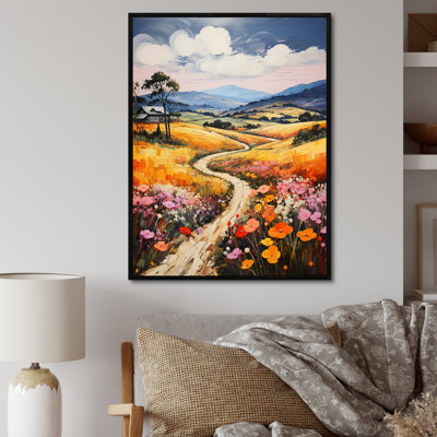 Balan Farm Summer Fauvist Field I, reproduction d'art sur toile
