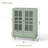 Minimalism Buffet Cabinet With Double Glass Doors And Drawer, Modern Wooden Storage Sideboard Cupboard For Living Room, Dining Room Hallway Entryway-1431391372