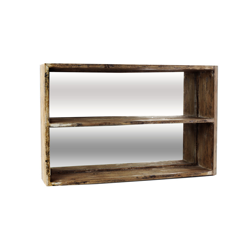 Axl 2 Piece Pine Cube Shelf