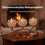 Metal,Crystal Tabletop Candelabra