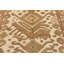 Tapis de la surface en laine 4 pi 3 po x 6 pi 4 po one-of-kind noué la brown Earley