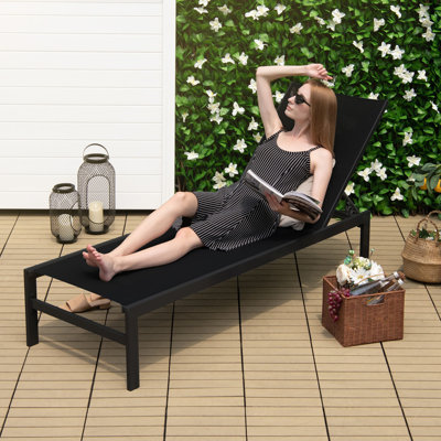 Chaise longue inclinable 78 po
