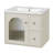 24" Wall Mounted Single Bathroom Vanity with Ceramic Top-1256743556
