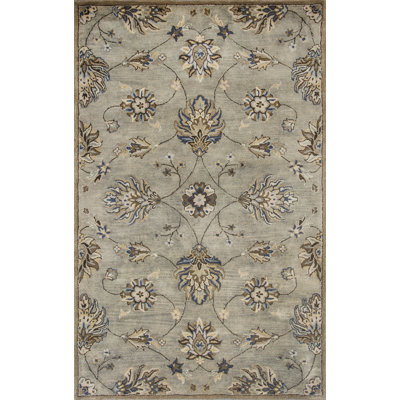 Gonsalves Hand Tufted Wool Geometric Indoor Rug