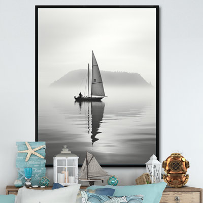 Voilier «Simplicity at Lake» sur toile