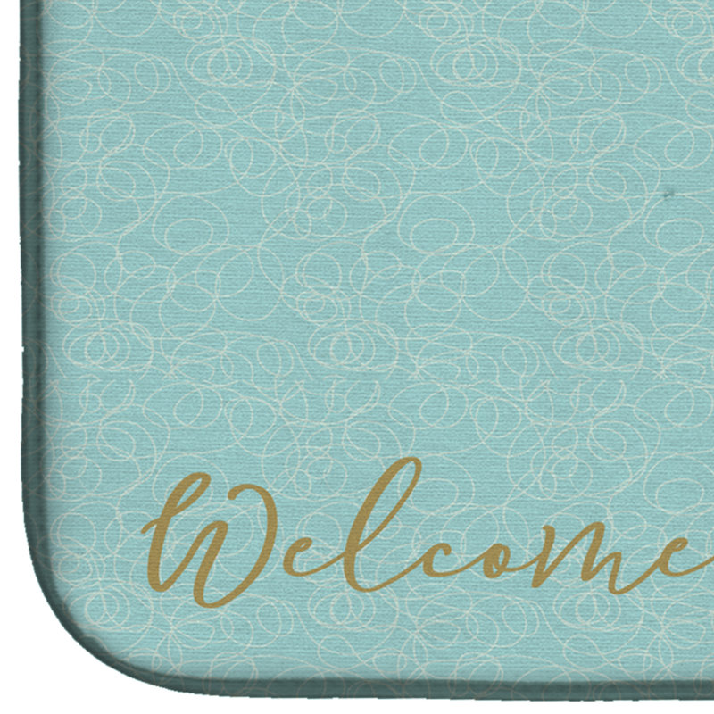 Tapis de séchage grenouille welcome