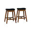 Tabouret de comptoir en simili cuir Nafeesa -360309053