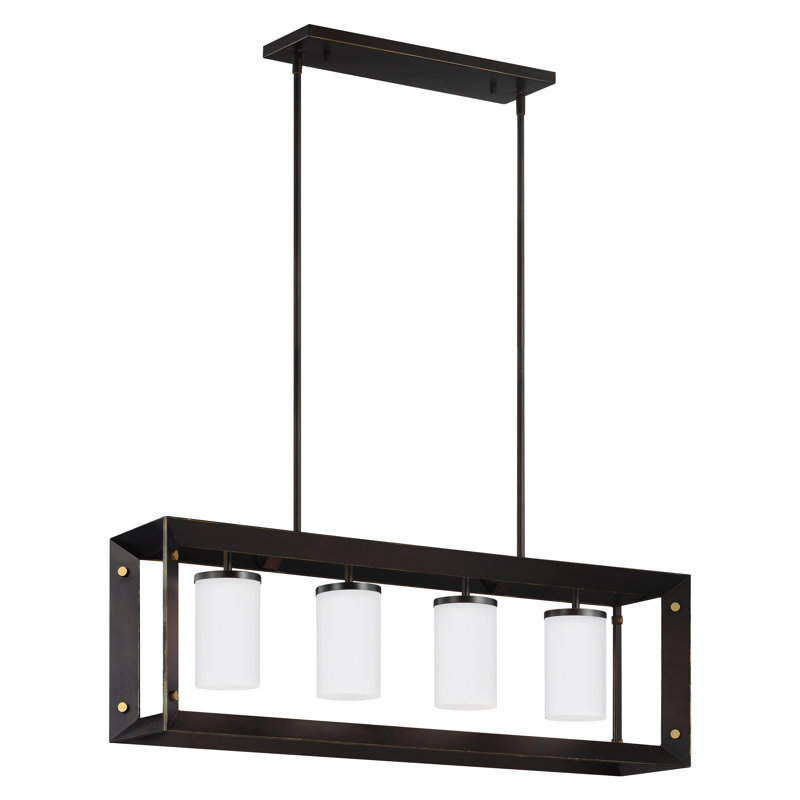 Neston 4 - Light Kitchen Island Pendant, Antique Bronze