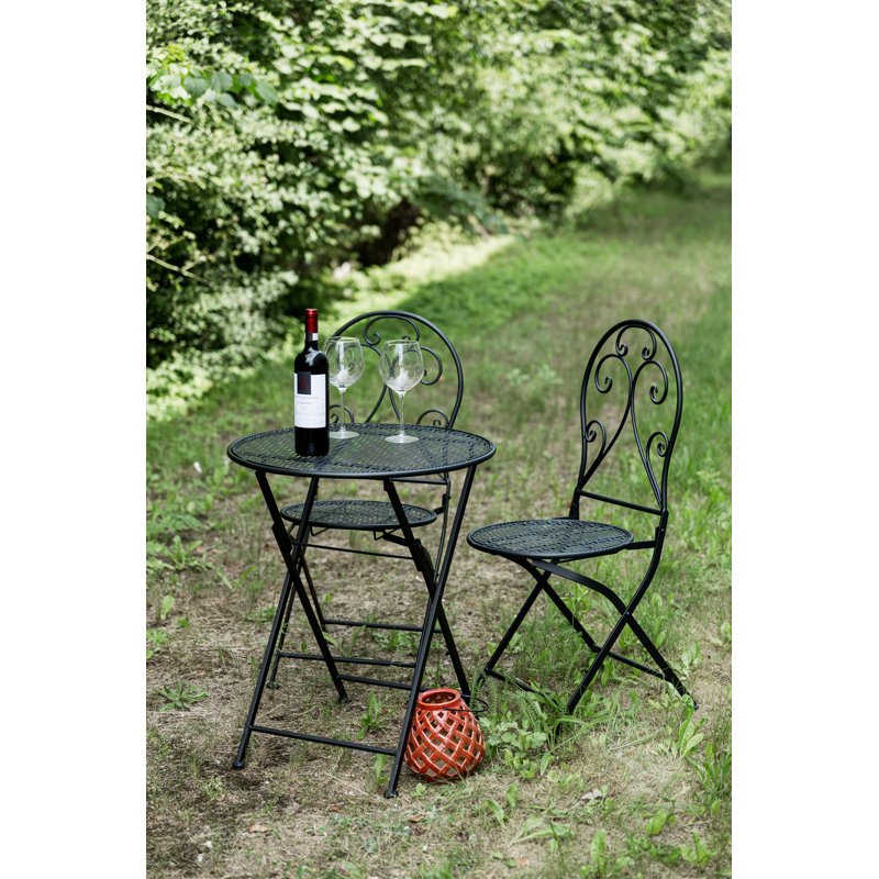Magdalen 2 - Person Patio Dining Set with Round Table