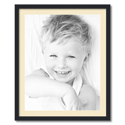 Wood Matte Picture Frame with Mat