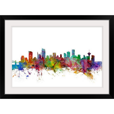 «Vancouver Canada Skyline» par Francy, impression