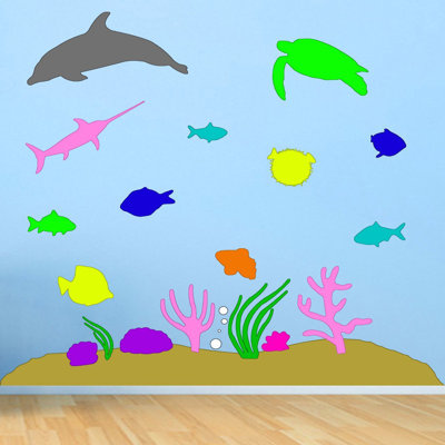 Décalcomanie murale under the sea Steinke