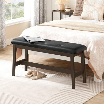 Malichi Faux Leather Upholstered Bench