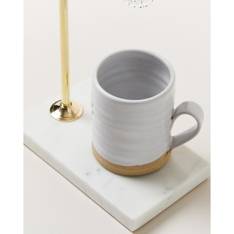 Brass & Marble Pour Over Stand