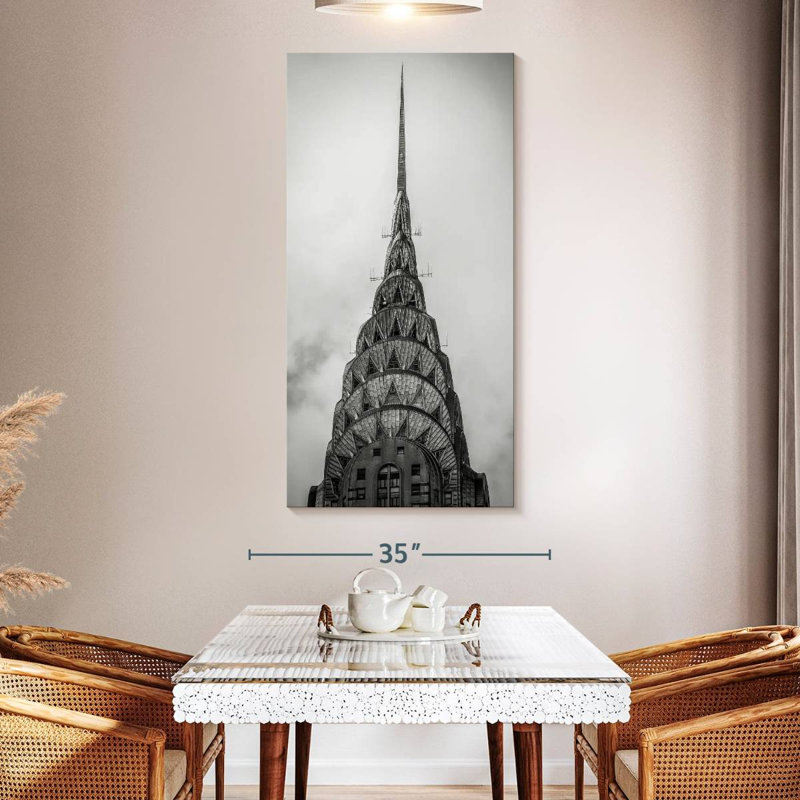 Chrysler Building, 54" H x 27" W