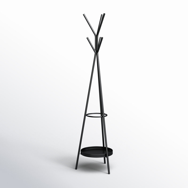 Verna 6 - Hook Freestanding Metal Coat Rack