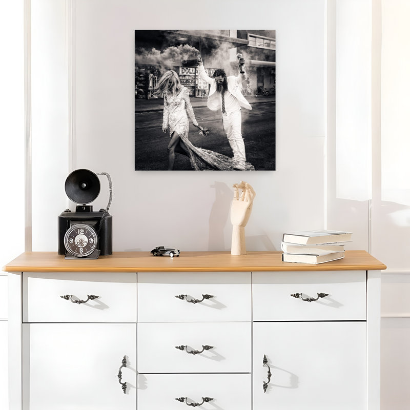 Art mural urbain moderne et romantique Edgy, H 18 po x l 18 po