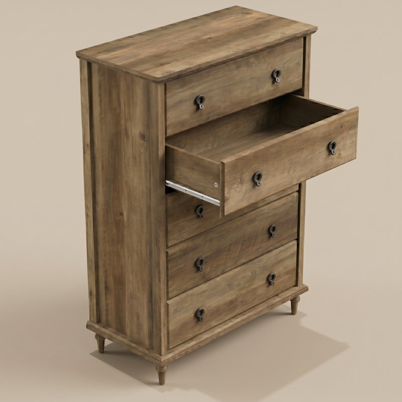 Commode 5 tiroirs Aleana
