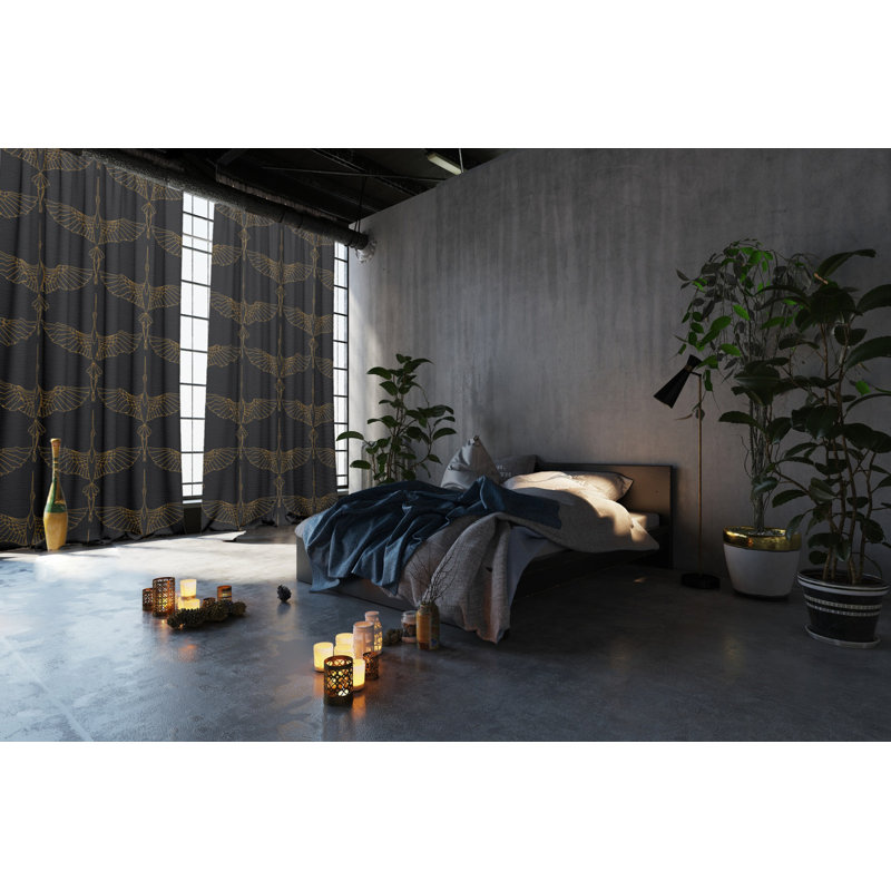 Velvet Blackout Curtain Panel Pair, Width 147cm x Drop 300cm