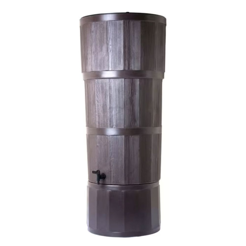 Original Organics Polypropylene Rain Barrel, Brown