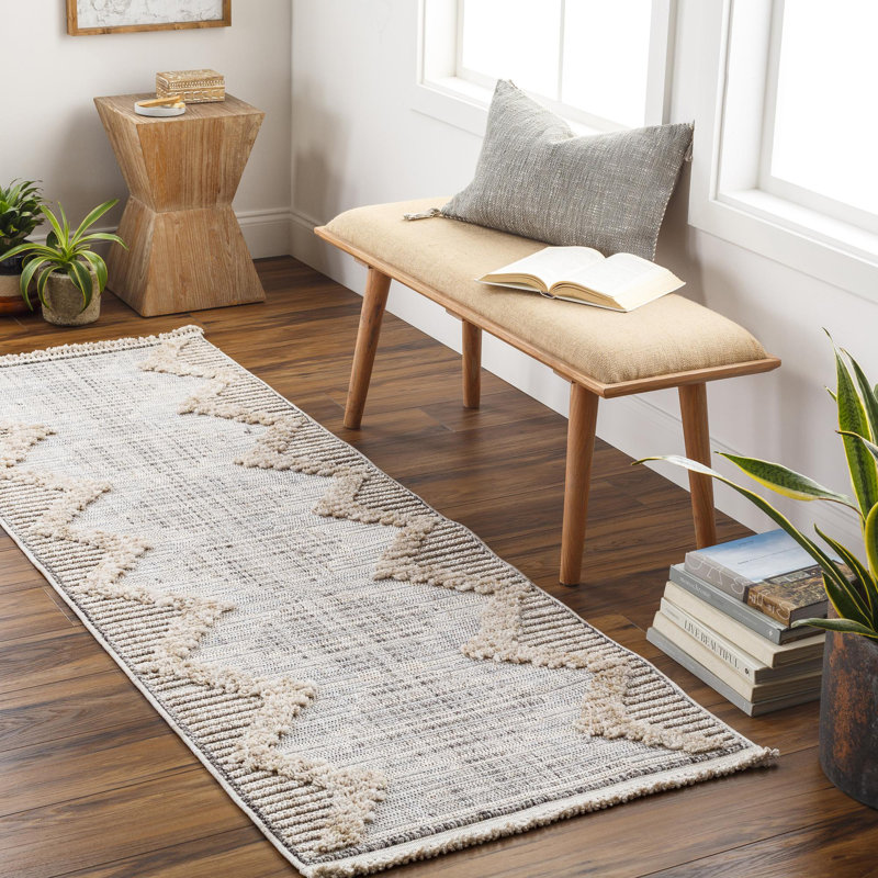 Tapis marocain Abshir, Tapis de couloir 2 pi 7 po x 7 pi 3 po