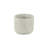 Light Gray Cement 39 Ounce Striped Round Distressed Pot Planter