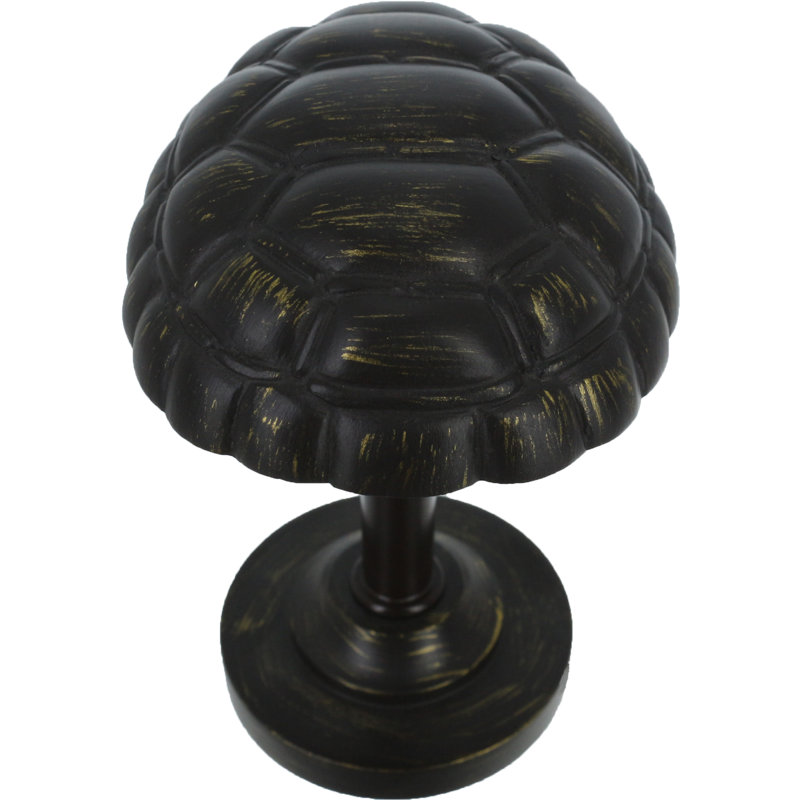 Retenue de rideau à rideaux turtle shell médaillon Cybulski, Bronze