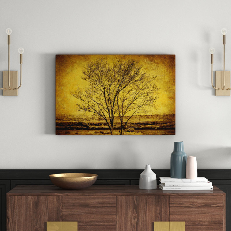 Entwined Tree - Wrapped Canvas Print, 61cm H x 91cm W x 3.81cm D
