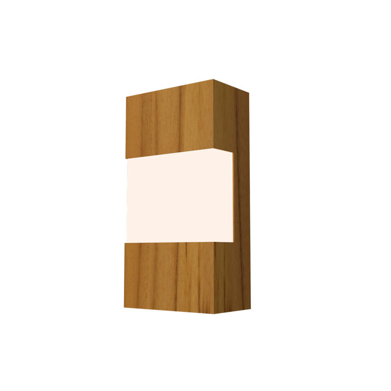 2 - Light Sconce, Teak
