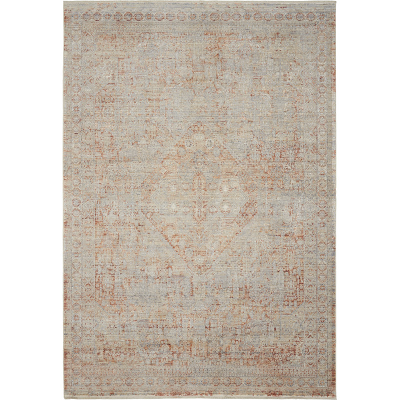 Tapis gris, Rectangle 5 pi 3 po x 7 pi 9 po