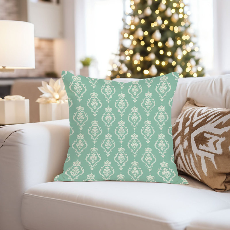 Abstract Mint Pattern XVI Patterns Modern, 18" H x 18" W