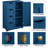 Jalieah Free-Standing Bathroom Cabinet with 4 Drawers and Adjustable Shelf-462277782-419699356
