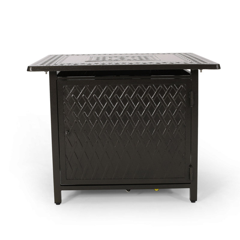 Foyer d'extérieur carré au propane en aluminium 32 po - 37 000 BTU