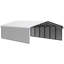 Steel Carport With 2 Side Wall Kits, 20X29X7-100015501