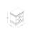 Aliauna 24'' Tall 2 Drawer Nightstand-416781140