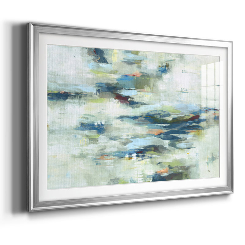 «Drifting Through Dreams», reproduction encadrée avec cadre biseauté et verre, Argent, H 15 po x l 21 po x P 1,5 po
